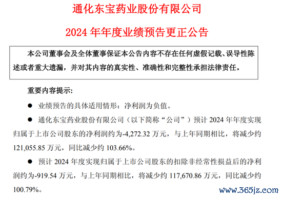 配资最安全的三个平台 百亿市值通化东宝，业绩大“变脸”